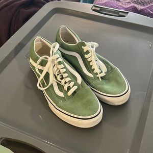 Green Old Skool Vans